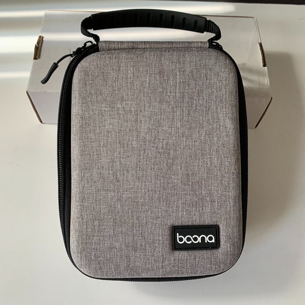 Boona Travel Small Gray Case Zipped